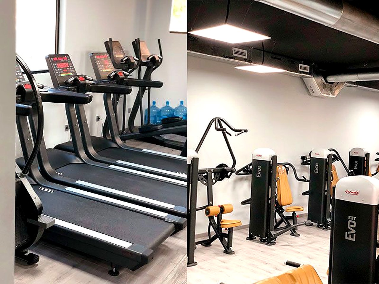 Zona de cardio en Wings Fitness Lounge